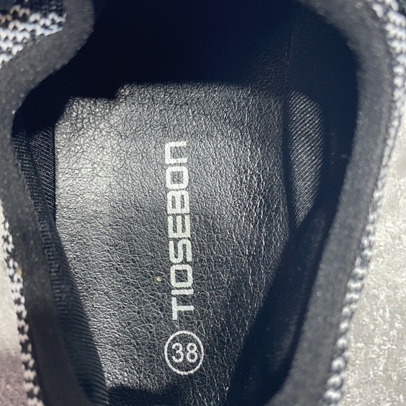 Tiosebon Knitted Running Shoes Black Size 7.5m - Picture 8 of 9